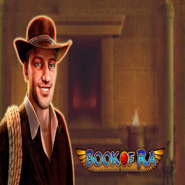 Slots logo of Book of Ra from Greentube at Spinko Casino
