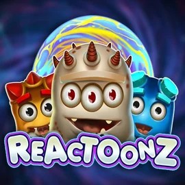 Reactoonz game by Play'n GO – logo hosted on Spinko Casino